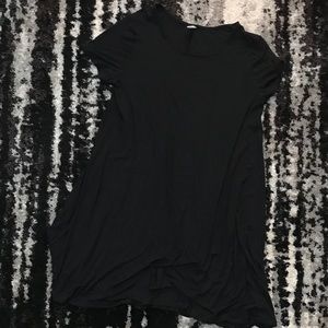 Like new old navy jersey black swing dress Xl tall